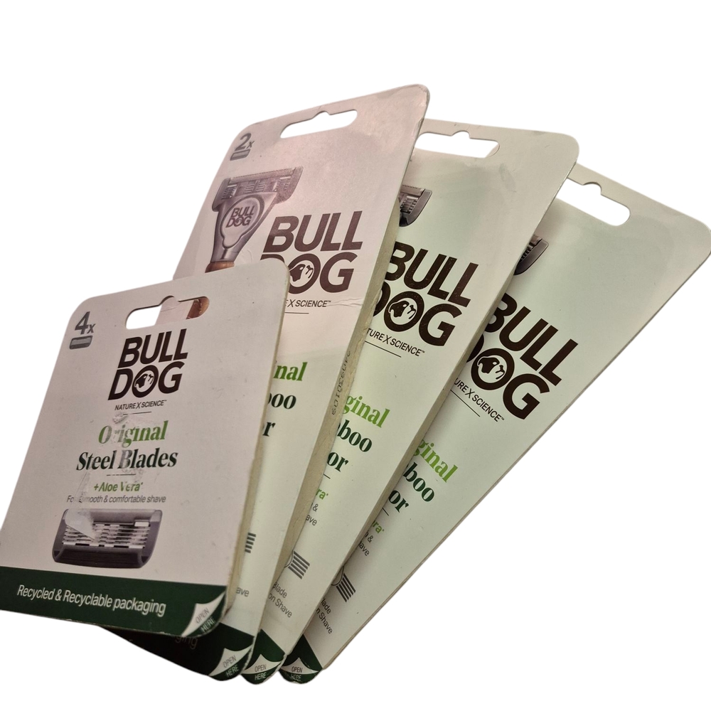 Original Steel Blades with Aloe Vera - White and Green